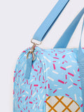 Sassy Kids-Ice Cream Pattern Canvas Duffle Bag