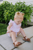 Ollie Jay-Betsy Bubble in Peach Of My Heart | Baby Onesie