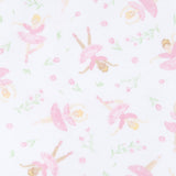 Twinkle Toes Print Zip Footie