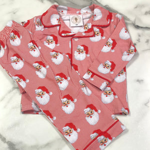 Cypress Row-Santa Classic 2pc Pajama Set