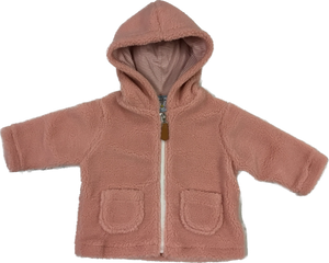 Three Sisters Sherpa Jacket-Pink