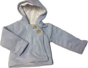 Cypress Row Lined Fleece Jacket-Baby Blue