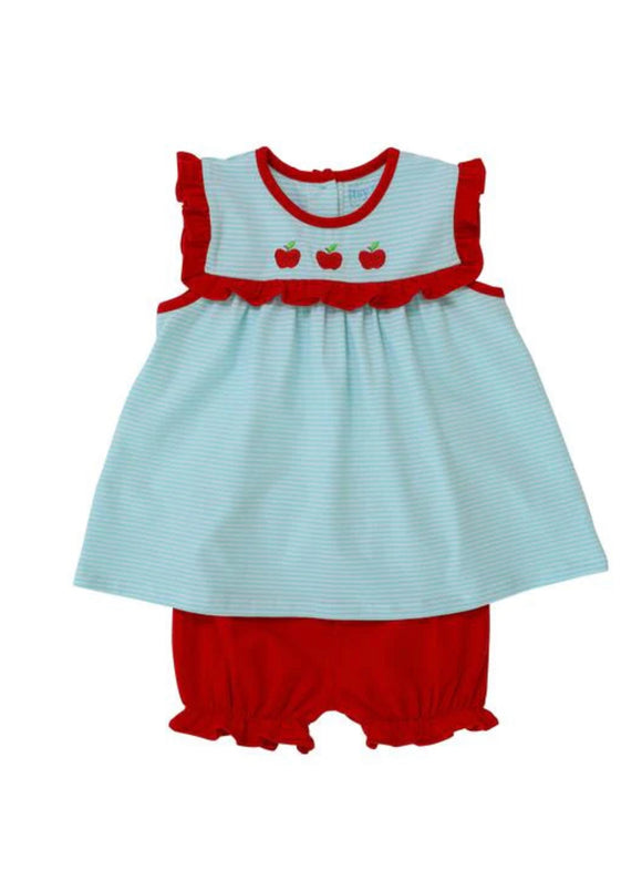 Itsy Bitsy-Girls Apple Bloomer Set