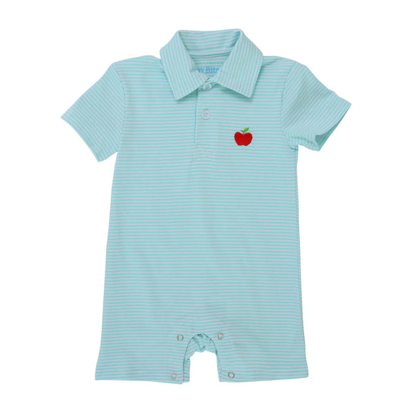 Itsy Bitsy-Boys Apple Polo Romper