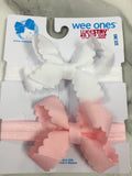 Wee Ones-Two Pack Bow on Nylon Band