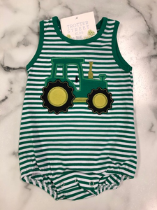 Trottter Street Kids Tractor Sleeveless Bubble