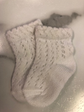 Newborn Openwork Scottish Yarn Socks