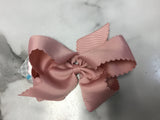 Wee Ones King Grosgrain Bow with Scalloped Edges