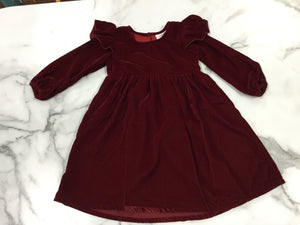Yo Baby-Red Velvet Dress