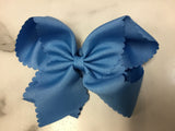 Wee Ones King Grosgrain Bow with Scalloped Edges