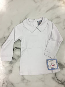 Three Sisters Boys Collared White Shirt