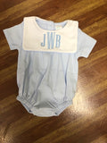 Paty-Boy-Bubble with Collar-Baby Blue-Free Name/Monogram